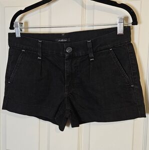 7 For All Mankind Black Jean Shorts Timeless Denim